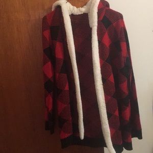 Brand new plaid jacket.